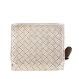 Bottega Veneta Intreccio Leather Wallet Light Pink