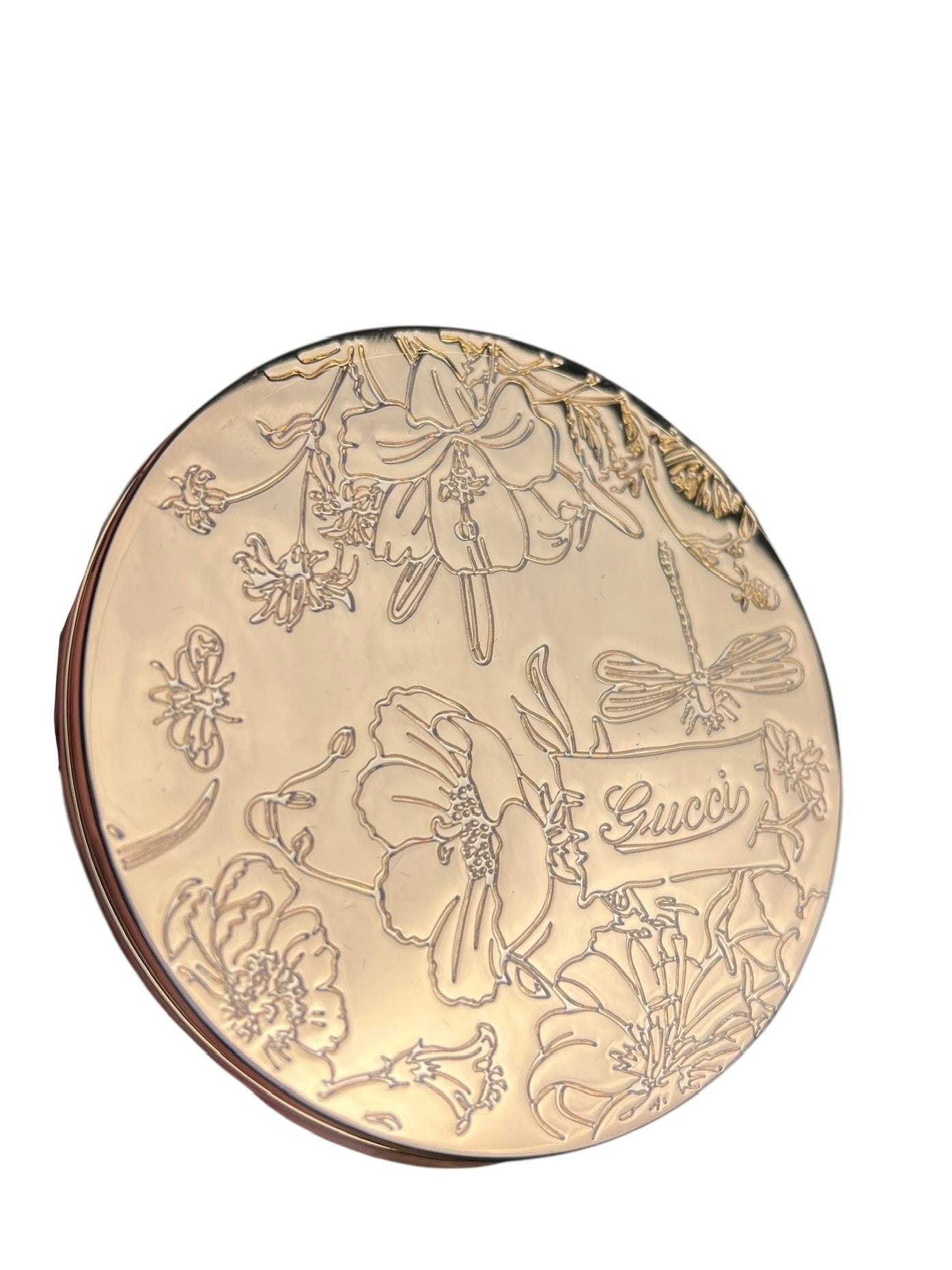 Gucci Beauty Gold Flora Compact Mirror