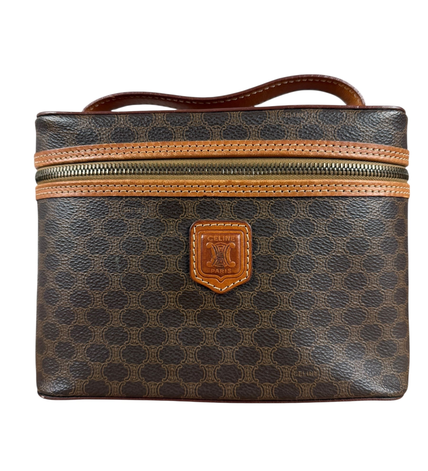 Celine Monogram Cosmetics Top Handle Bag
