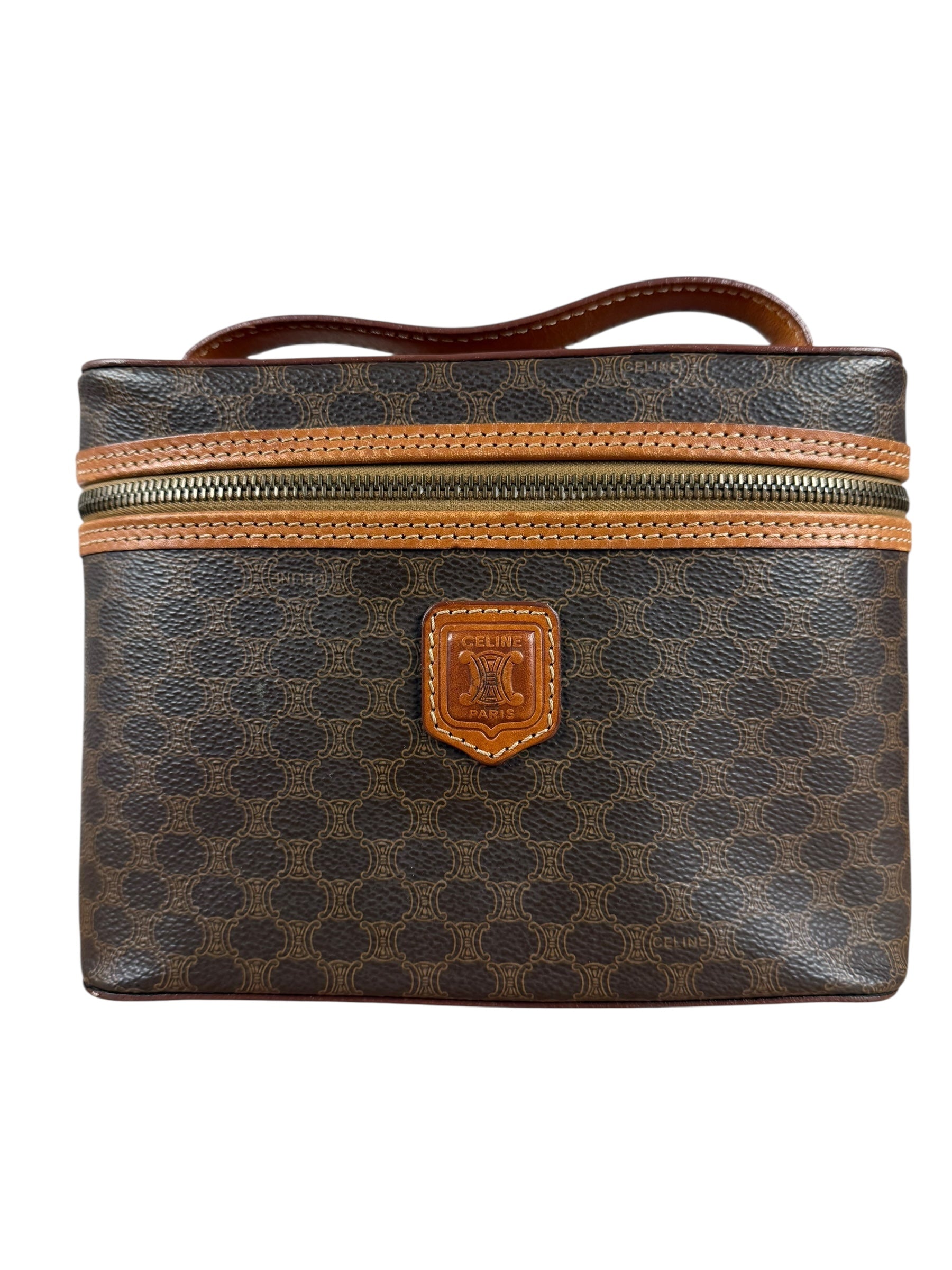 Celine Monogram Cosmetics Top Handle Bag