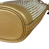 Coach Yellow Gold Mini Bucket Crystal Two-Way Bag