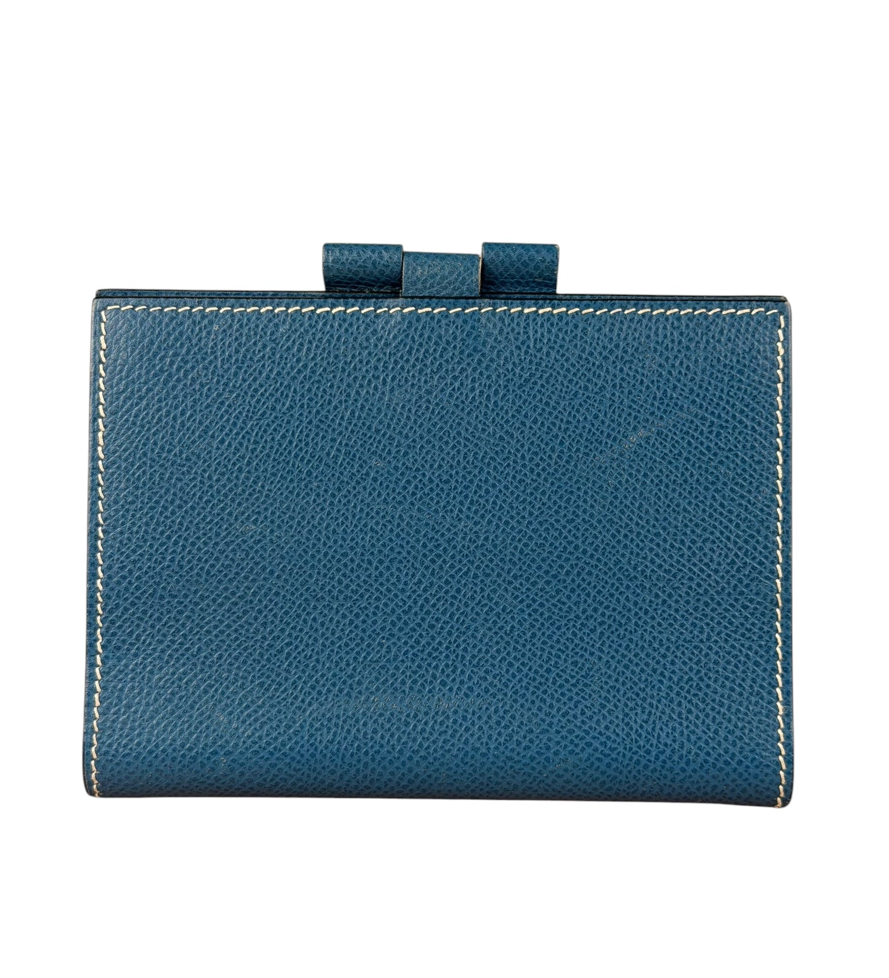 Hermes Blue Jean Leather Agenda Mini Cover