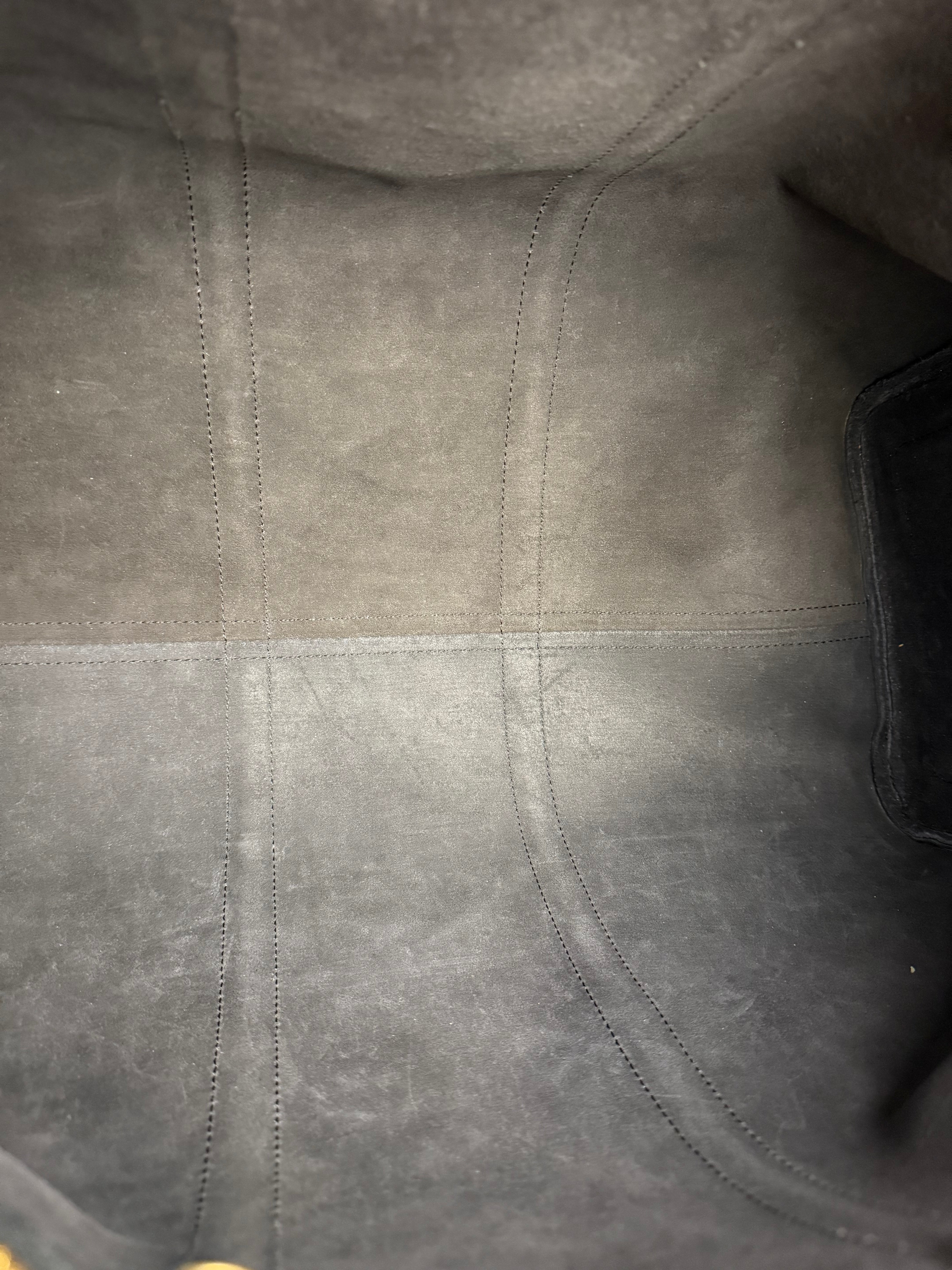 Louis Vuitton Noir Epi Leather Keepall 55