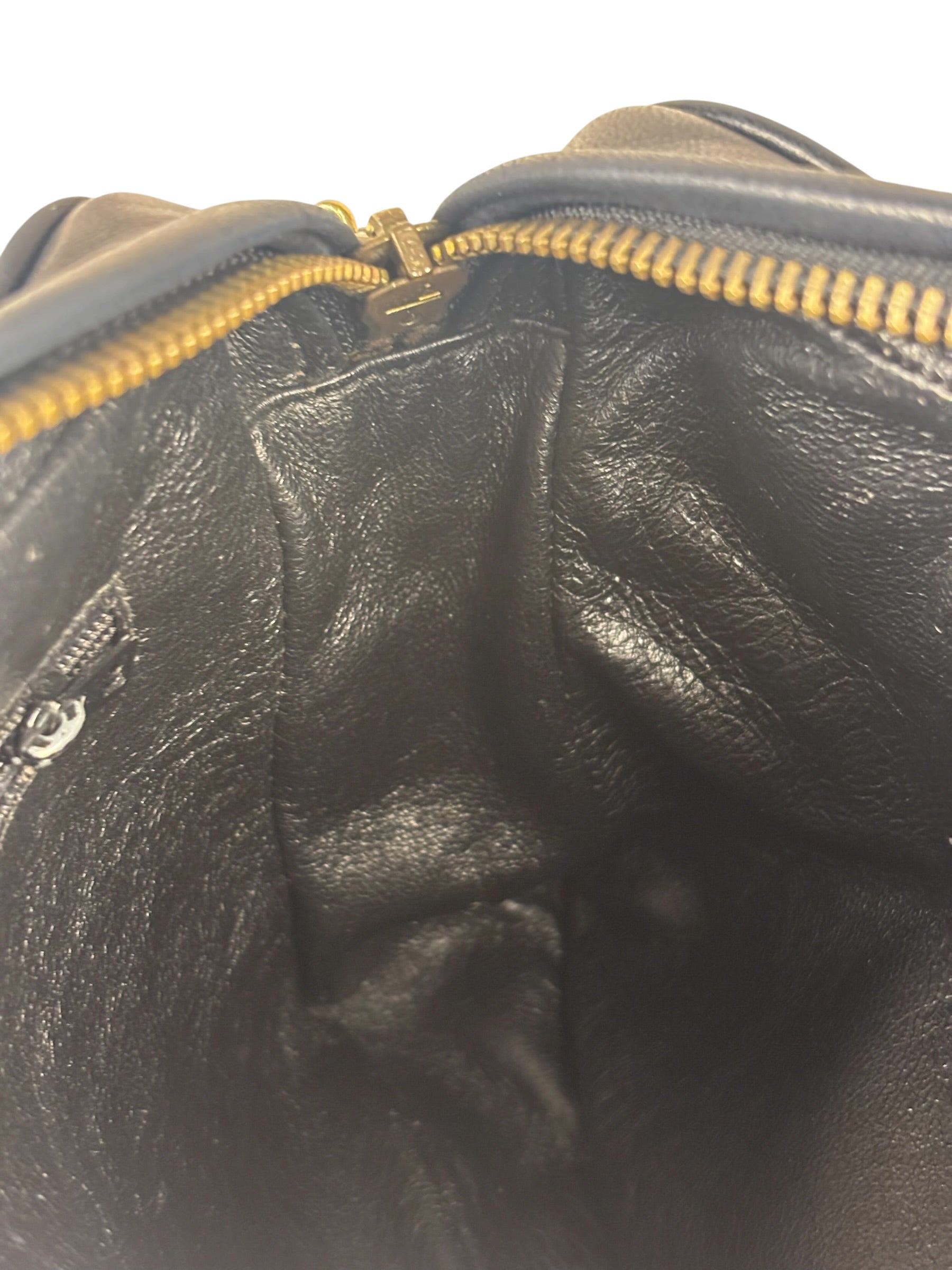 Chanel Black Diamond Stitch Camera Crossbody