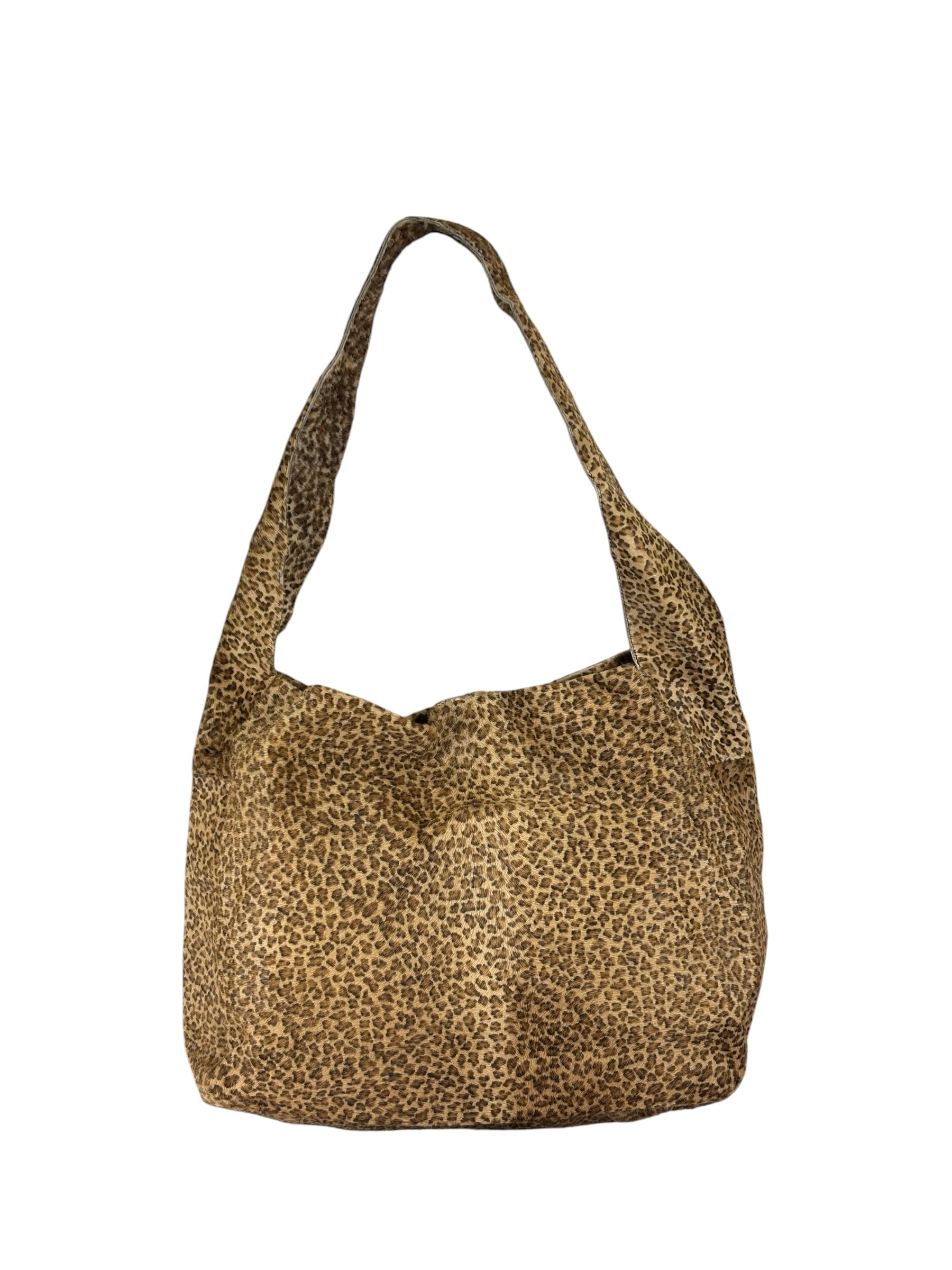 Bottega Veneta Vintage Leopard-Print Pony Hair Tote Bag