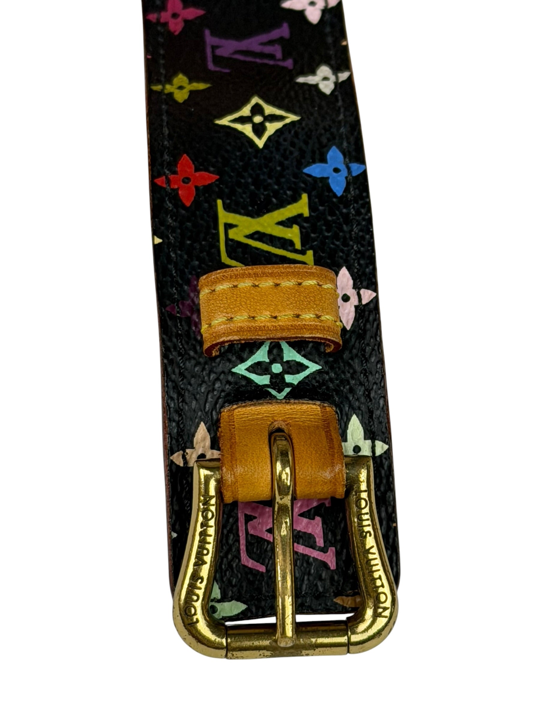 Louis Vuitton Black/Brown Multicolor-Monogram Theda Force Bracelet