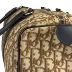 Christian Dior Brown Leather Trotter Boston Handbag