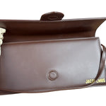 Jacquemus Dark Brown Leather Le Bambino Shoulder Bag