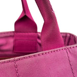 Prada Vintage Pink M Canapa Tote