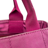 Prada Vintage Pink M Canapa Tote