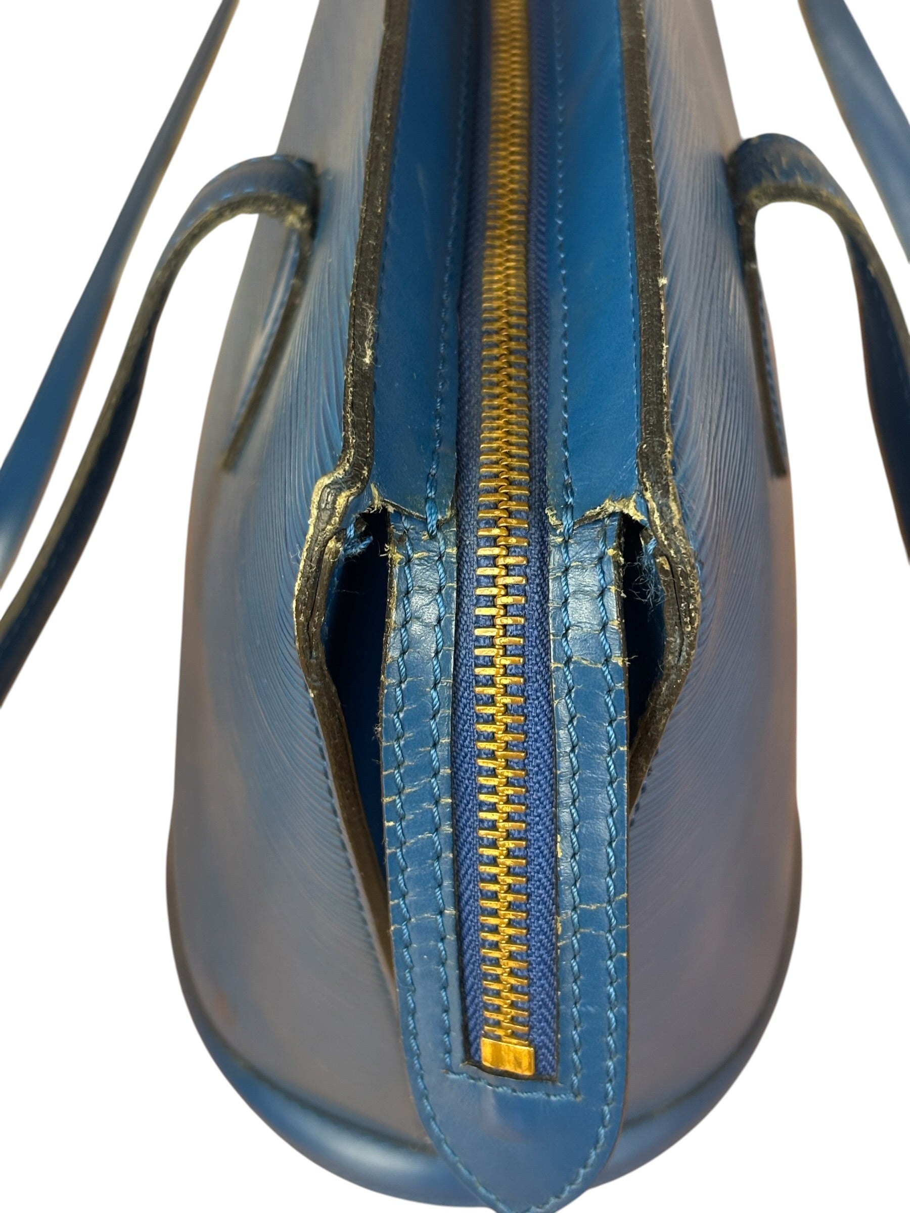 Louis Vuitton Blue Epi Saint Jacques GM Shoulder Bag