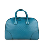 Gucci Diamante Bright Blue Leather Top Handle Bag