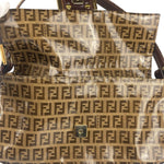 Fendi FF PVC Coated Sequin Buckle Baguette