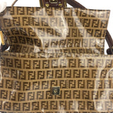 Fendi FF PVC Coated Sequin Buckle Baguette