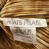 Issey Miyake Pleats Please Patterned Button Up Long Sleeve