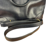 Tory Burch Saffiano Leather Navy Boston Bag