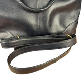 Tory Burch Saffiano Leather Navy Boston Bag