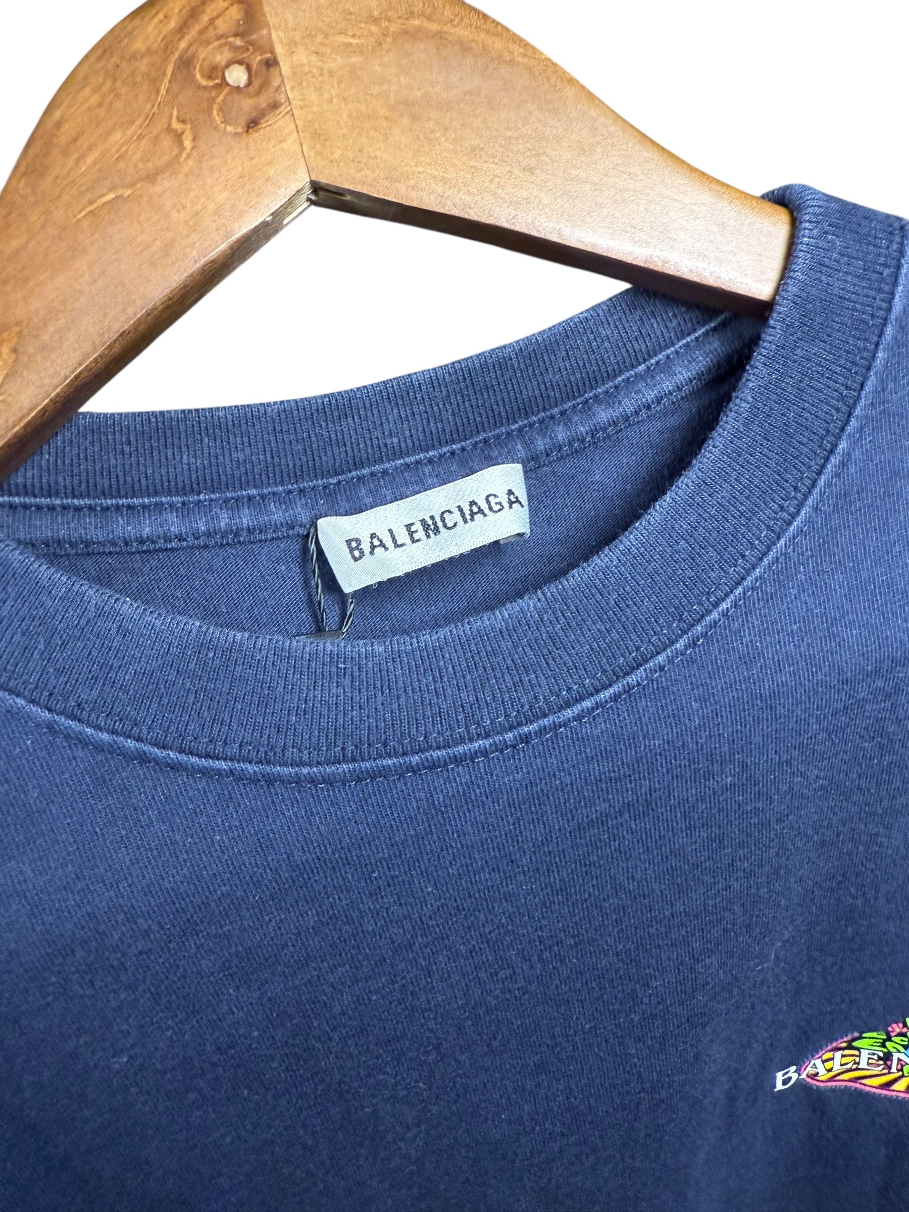 Balenciaga Paris Bonjour Short Sleeved Tee