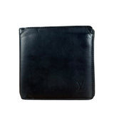 Louis Vuitton Black Leather Bi-Fold Wallet