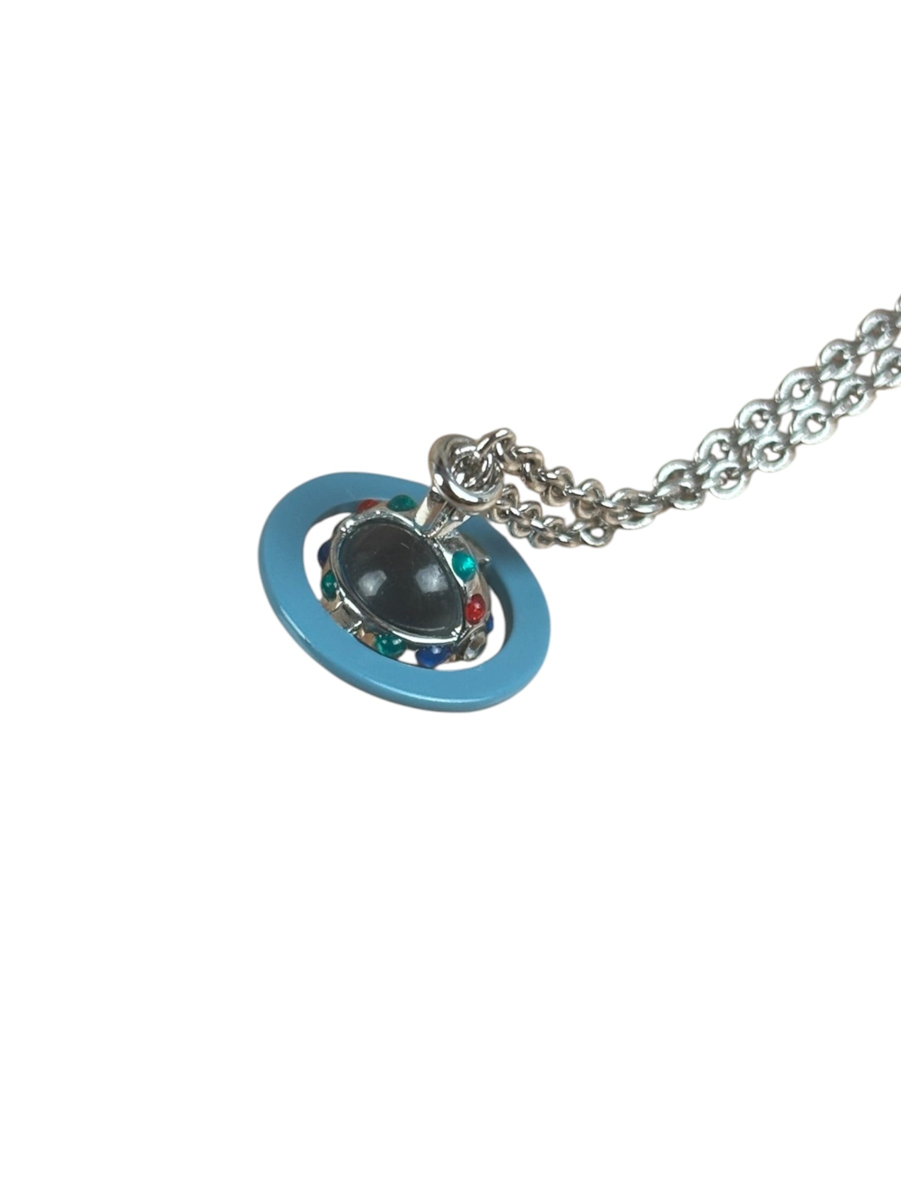Vivienne Westwood Blue Orb Necklace