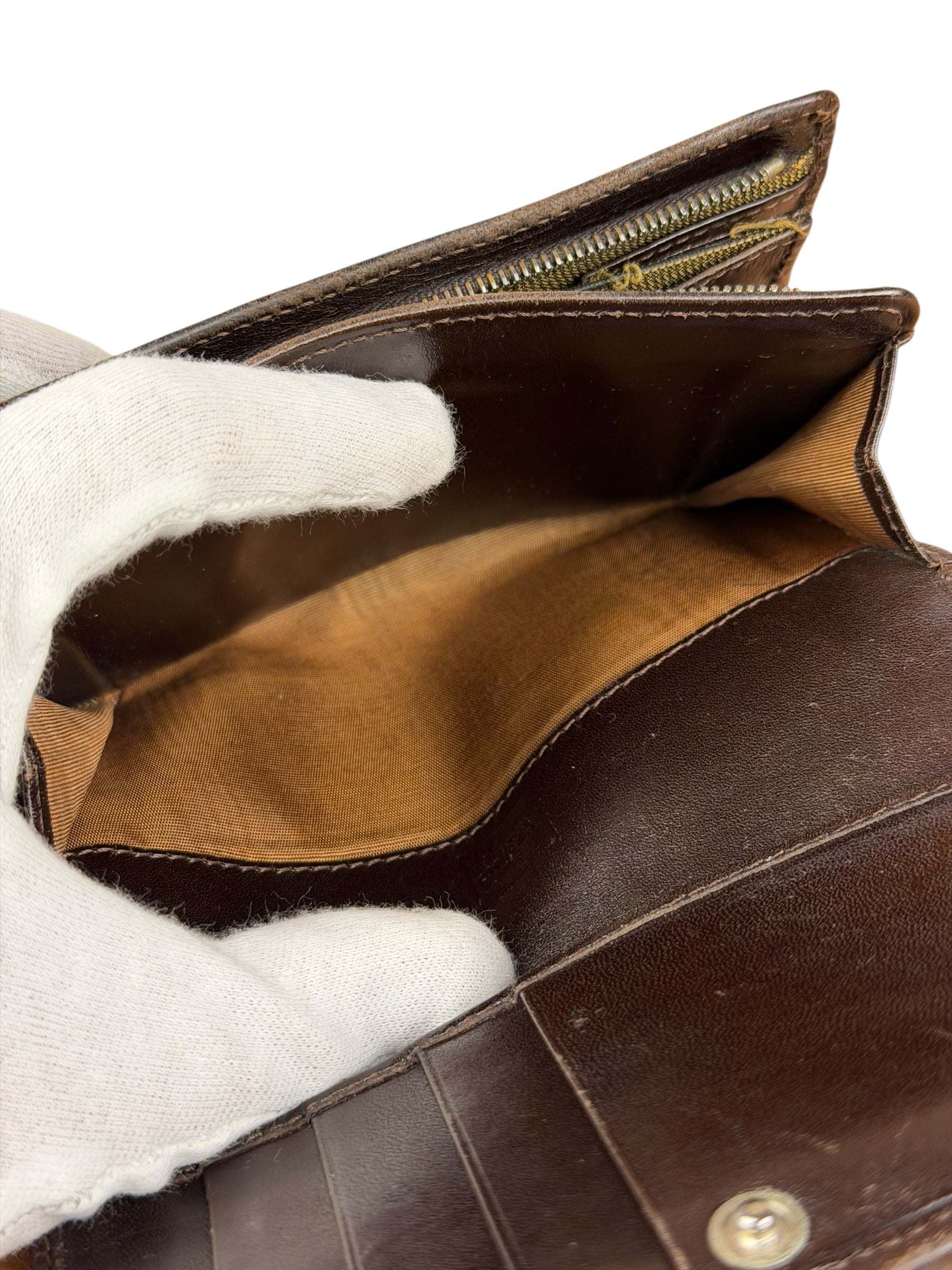 Fendi Zucca Monogram Canvas Trifold Wallet