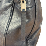 Balenciaga Navy Motocross Classic Bridge Bag