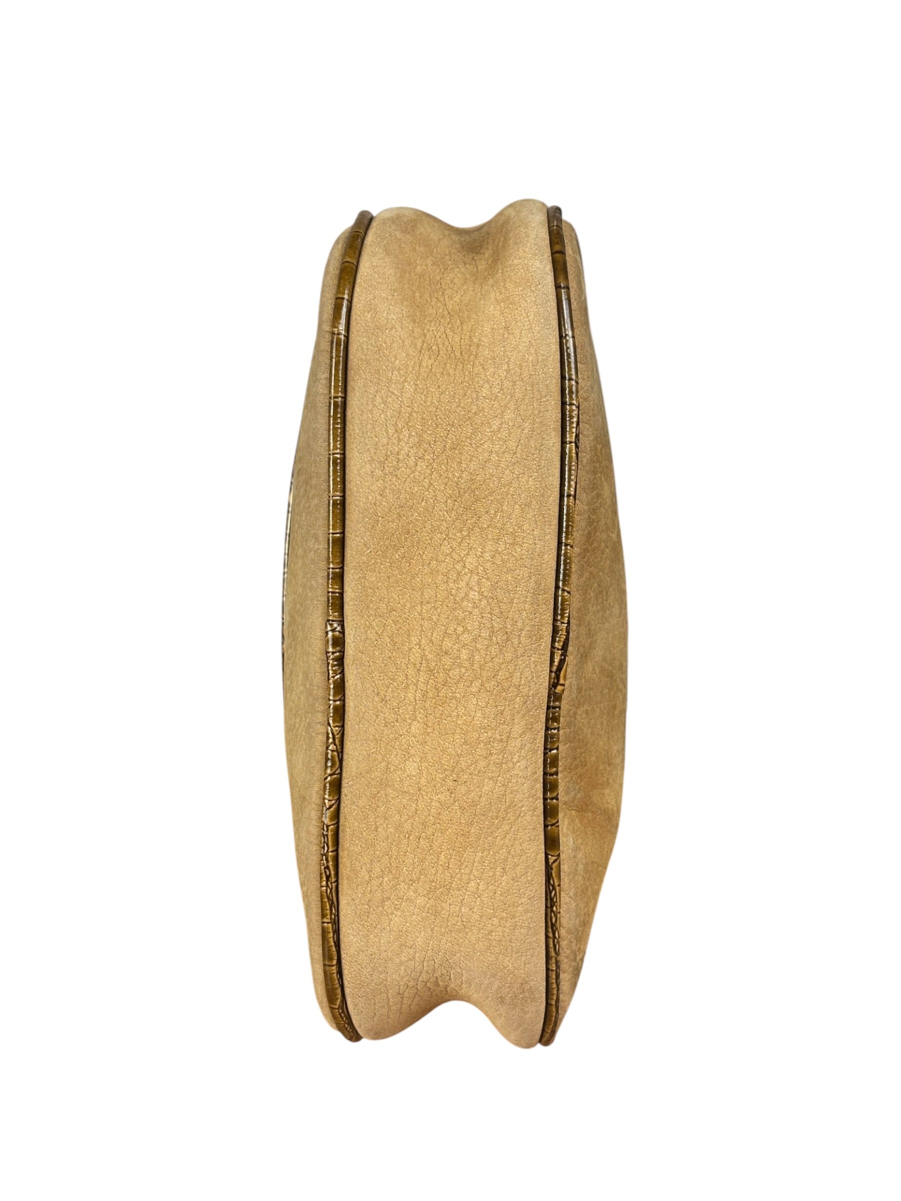 Fendi Vintage Brown Janus Crossbody Bag