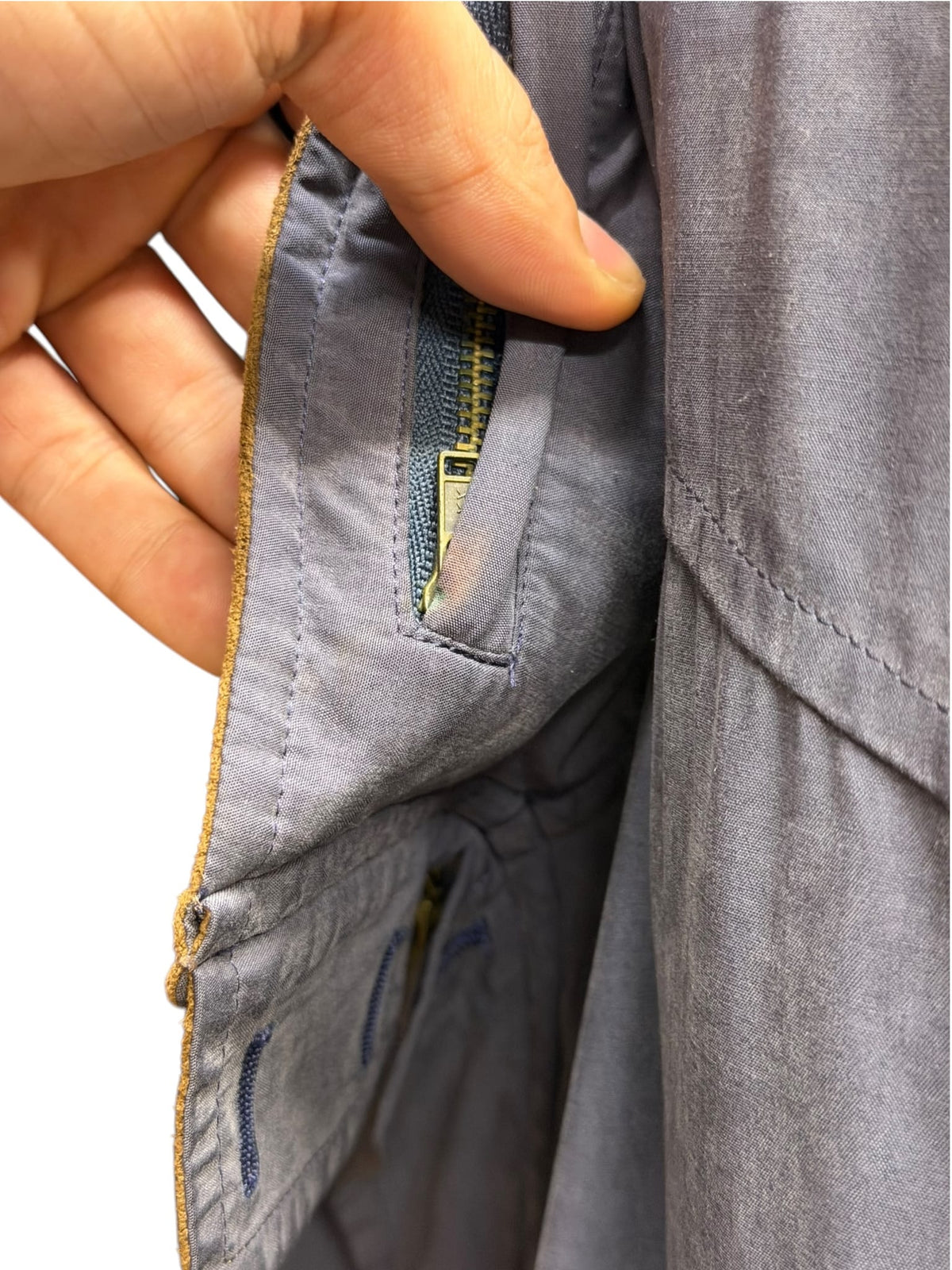 Vintage Christian Dior Blue Monsieur Zip-Up Jacket