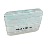 Balenciaga Leather Crocodile Cash Cardholder
