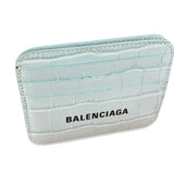 Balenciaga Leather Crocodile Cash Cardholder