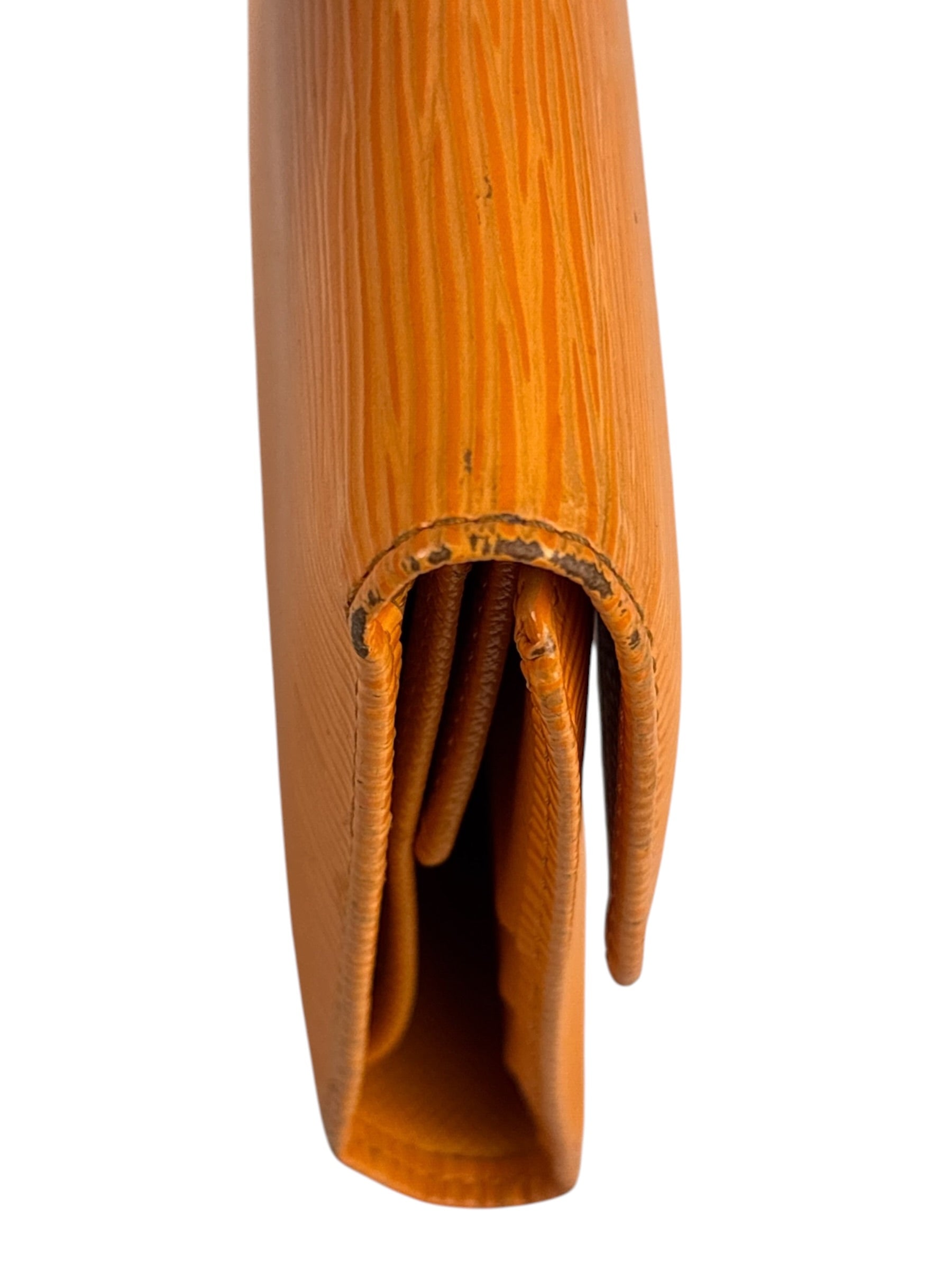 Louis Vuitton Orange Hue Epi Leather Wallet