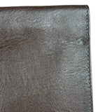 Yves Saint Laurent Vintage Brown Leather Long Bifold Wallet