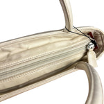 Prada Leather Tote Bag Beige/Ivory