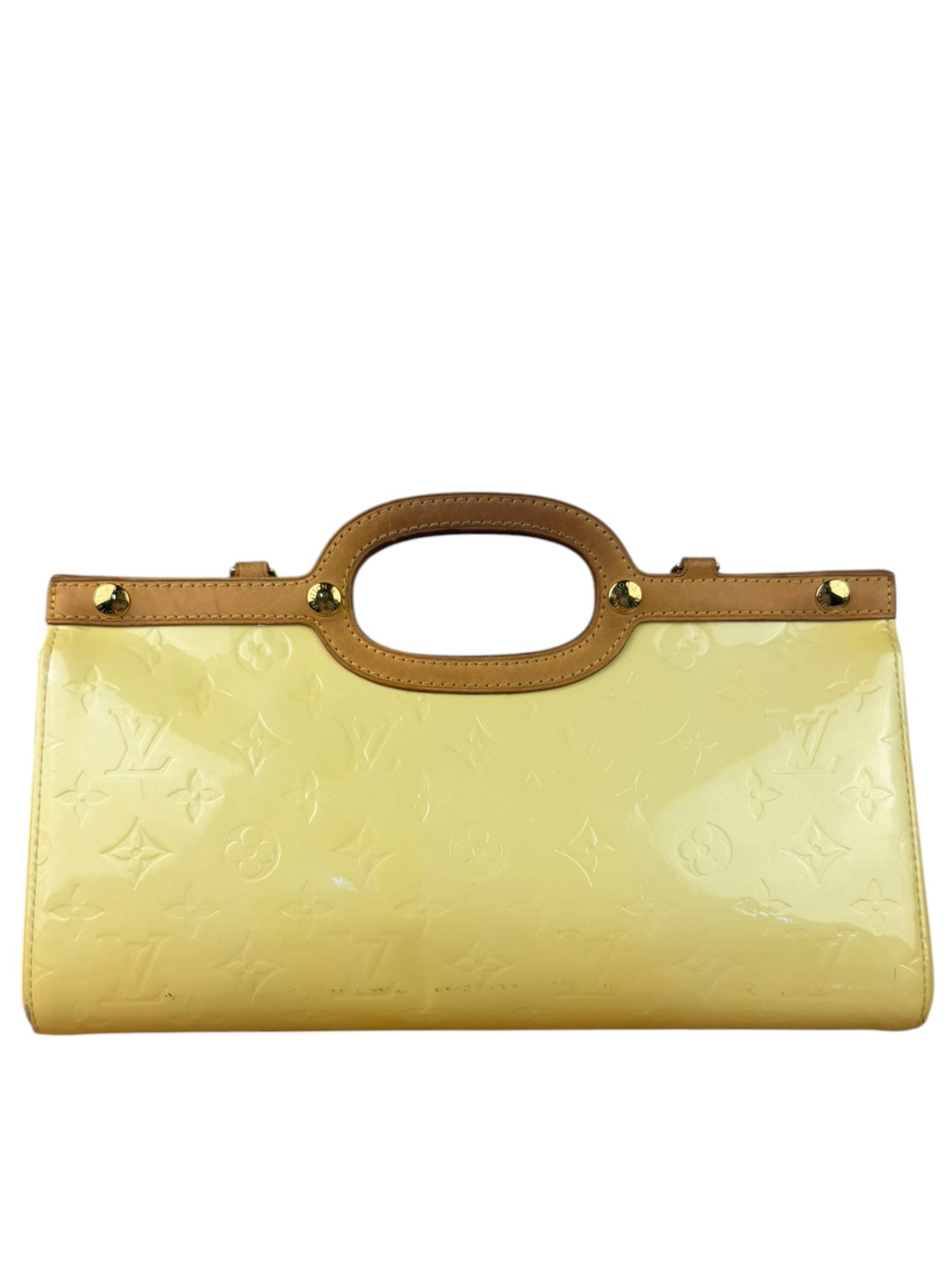 Louis Vuitton Yellow Vernis Roxbury Dive Two-Way Bag
