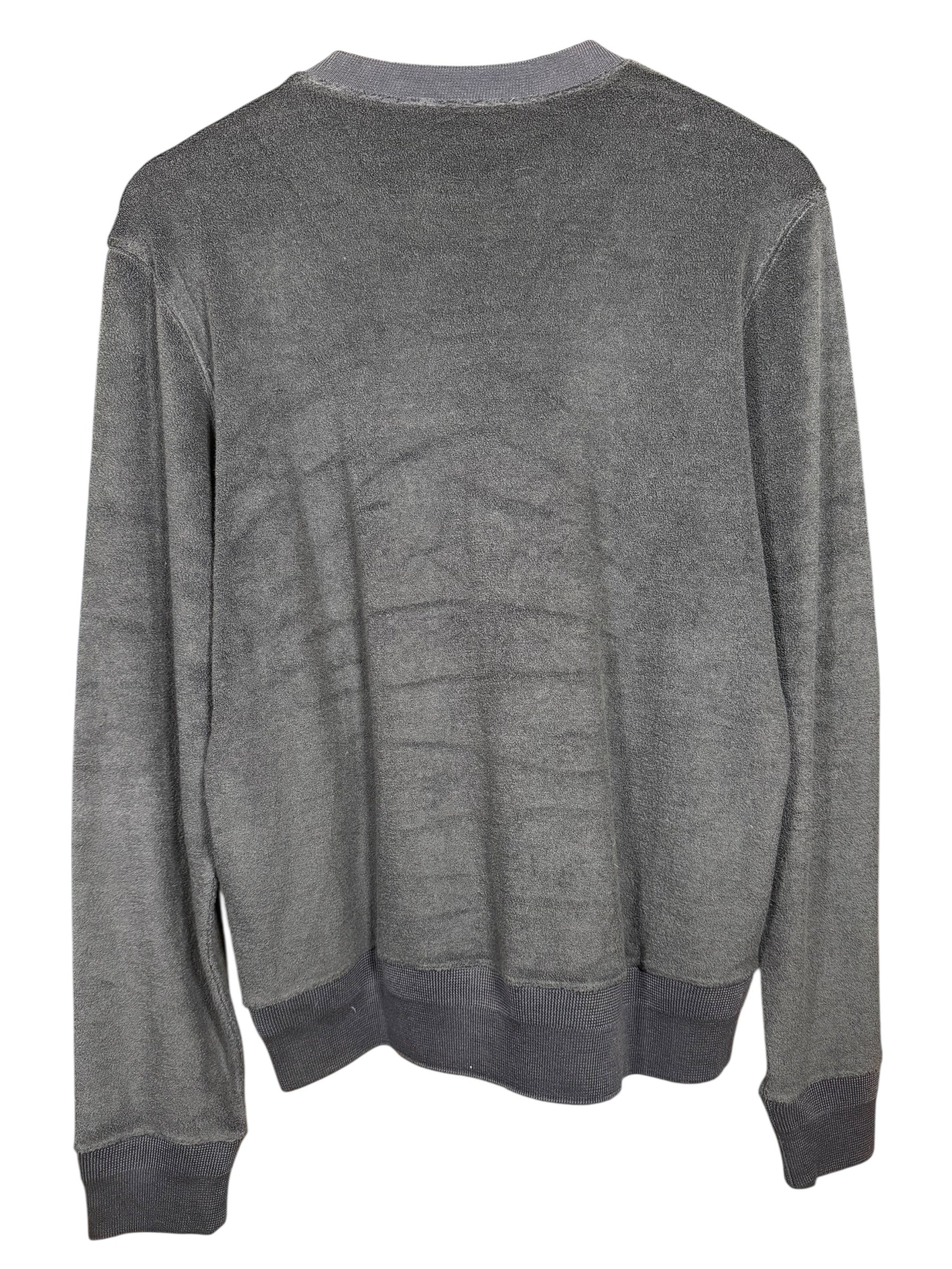 Louis Vuitton Black Terry Cloth Logo Pullover