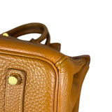 Hermes Birkin 35 Gold Brown Togo Leather Handbag 2001