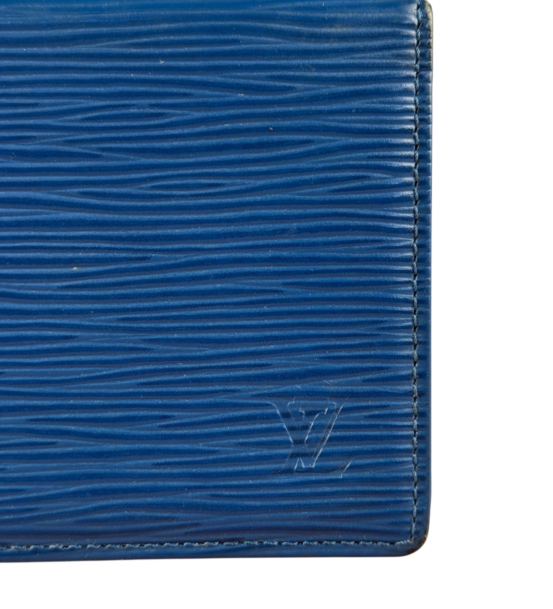 Louis Vuitton Blue Epi ID Holder