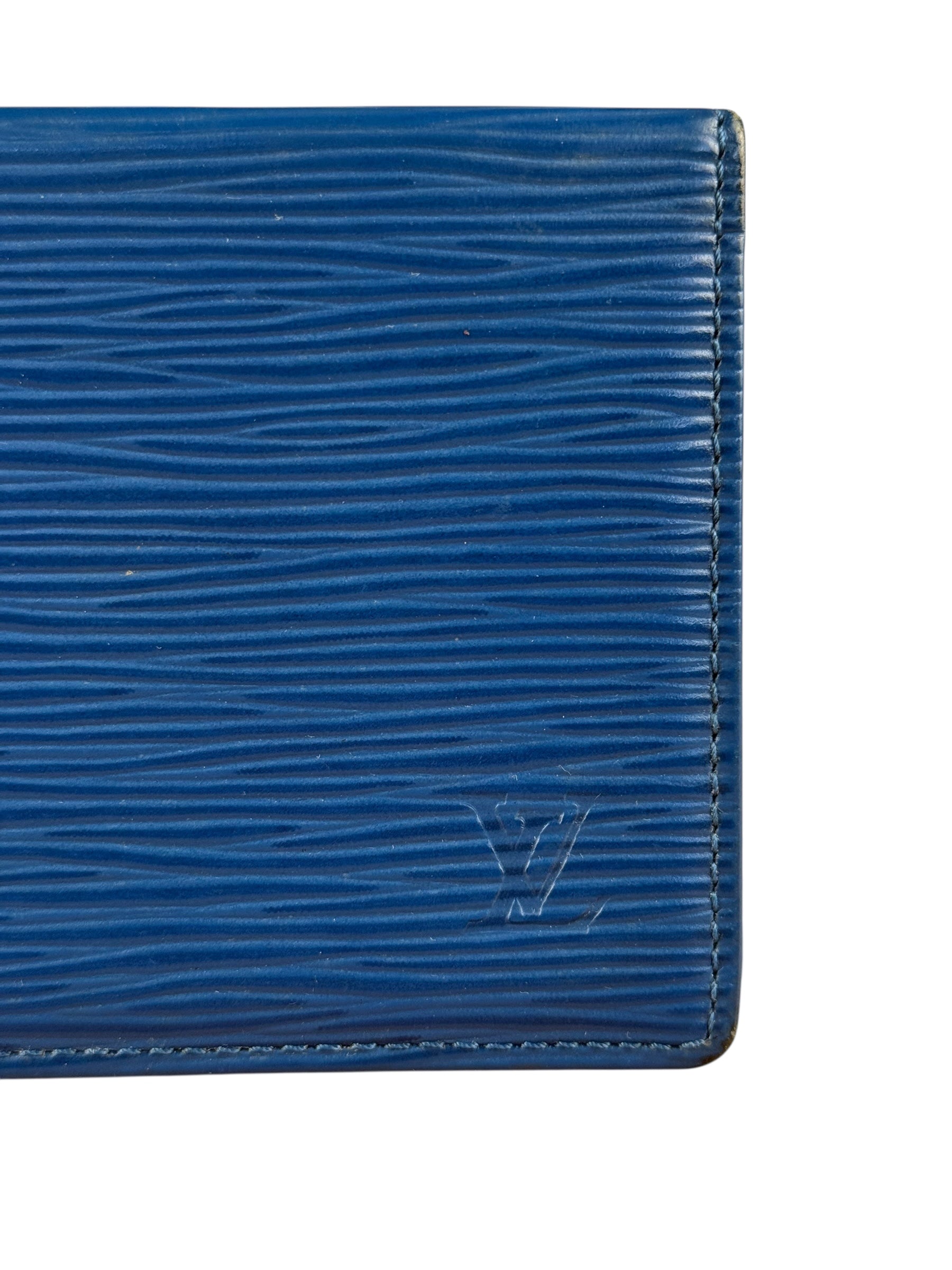 Louis Vuitton Blue Epi ID Holder
