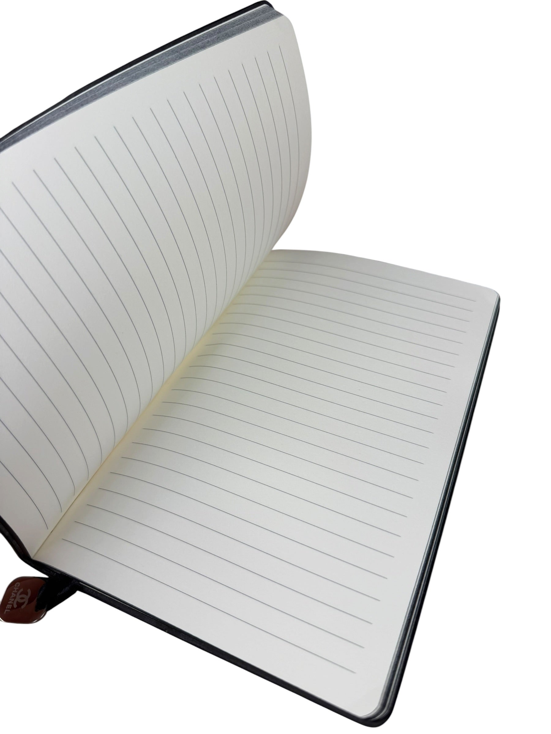 Chanel Beauty Black Lined Notebook