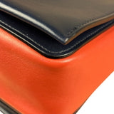 Celine Bicolor Leather Medium Frame Crossbody Bag
