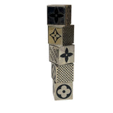 Louis Vuitton Silver Magnetic Cube Dice