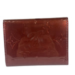 Louis Vuitton Burgundy Vernis Elise Compact Wallet