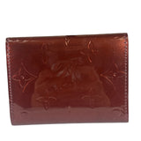 Louis Vuitton Burgundy Vernis Elise Compact Wallet