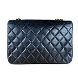 Chanel CC Black Classic Flap Bag 1988