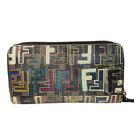 Fendi Zucca Spalmati FF Multicolor Long Wallet