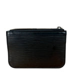 Louis Vuitton Black Epi Leather Mini Zip Wallet