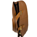 Burberry Vintage Tan Brown Leather Chestnut Shoulder Bag