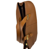 Burberry Vintage Tan Brown Leather Chestnut Shoulder Bag