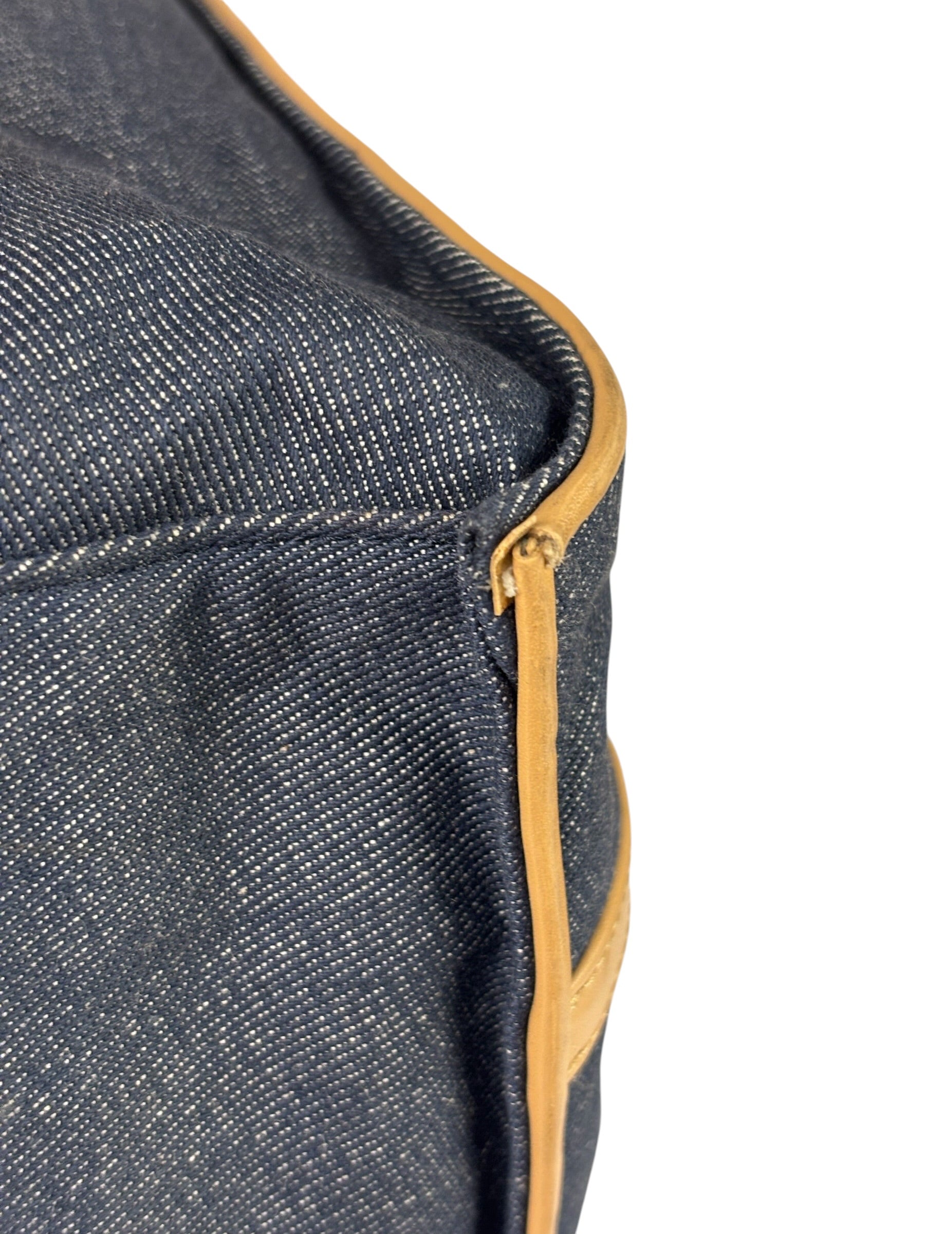 Christian Dior Beauty Parfums Denim/Leather Tote