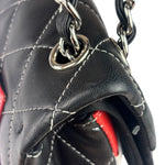 Chanel Colorblock Quilted Lambskin Medium Double Flap Bag 2013